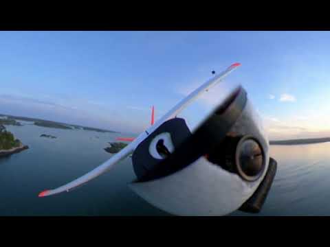 Evening Cruise- 360 video on Mini Talon with Ardupilot
