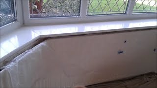 Fixing gaps and cracks around bay window  and cill/sill
