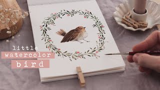 How to Paint a Bird | Beginner Watercolor Tutorial