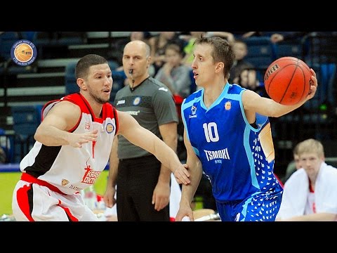 Tsmoki-Minsk vs. Krasny Oktyabr Highlights Oct 31, 2015