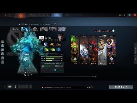 dota2sup Eurus Morphling VG vs Beastcoast