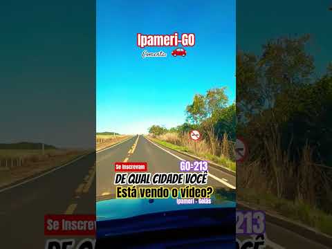 GO-213 - IPAMERI-GO #ipameri #goias #itapetim #brasilia #brasiliadf #df #agro #agronomia #correntina