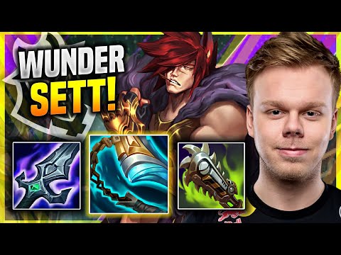 WUNDER IS A MONSTER WITH SETT! - G2 Wunder Plays Sett TOP vs Dr. Mundo! | Season 11
