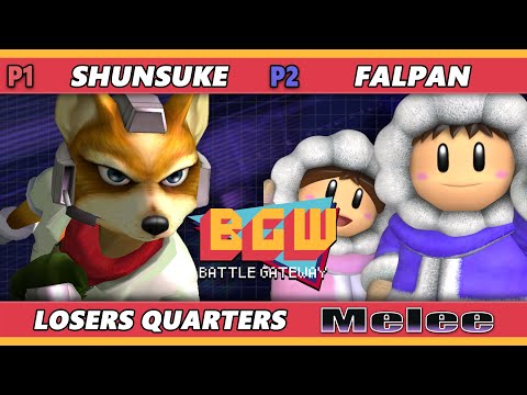 BGW 41 Top 8 - Shunsuke (Fox) Vs. Falpan (Ice Climbers) Smash Melee - SSBM