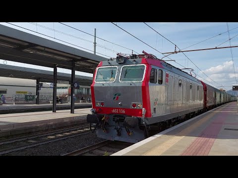 [4K] Piccolo SALUTO da un macchinista - Treno merci in transito a Sesto F.No