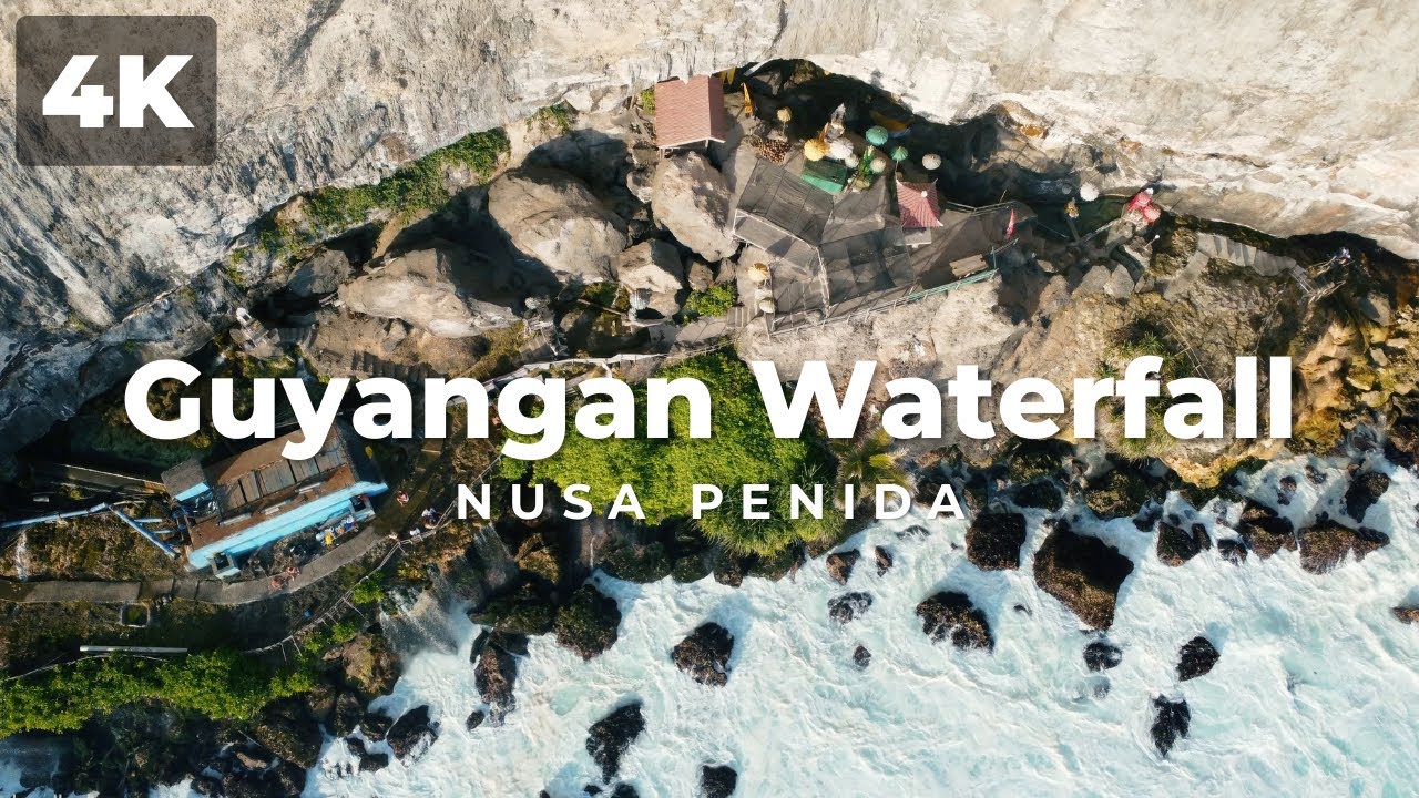 Dive into the cinematic grandeur of Guyangan Waterfall!
