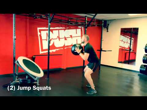 20 great Rebounder Trampoline exercises with a Slamball & Medicine ball for Weightloss & Fitness