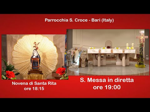 Novena a Santa Rita e S. Messa - 19/05/2022 ore 19:00 - Parrocchia Santa Croce - Bari