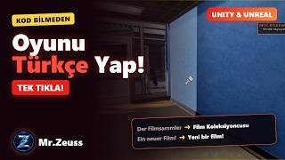 Unity ve Unreal Oyunları Nasıl Türkçe Yapılır? Tek Tıkla Çeviri 🎮