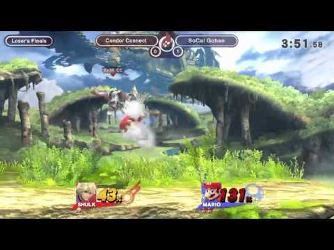 Smash FAD Winter Edition #2: Loser's Finals: SoCal Gohan (MARIO) vs BaSK | Condor Connect (SHULK)
