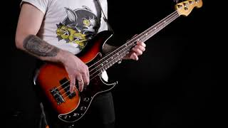 Video thumbnail for Fender American Deluxe Precision Bass Sunburst 1998 USA by Loud Lemon Demo