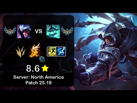 Talon Jungle vs Hecarim - NA Challenger - Patch 25.18