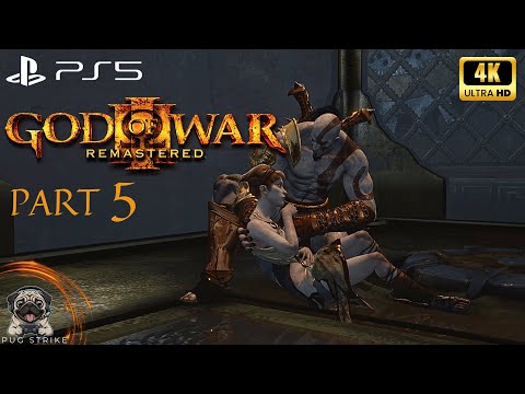 PART 5 God of War 3 Remastered | At last Kratos finds Pandora! | Gameplay Walkthrough | PS5 4K60fps