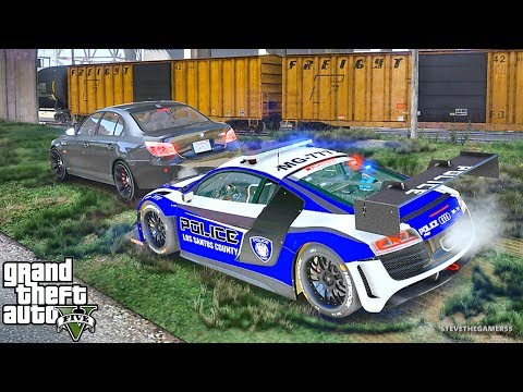 GTA 5 MODS LSPDFR 758 - SUPERCAR PATROL !!! (GTA 5 REAL LIFE PC MOD)