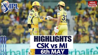 MI vs CSK Today Full Match Highlights: Mumbai vs Chennai Highlights | Today Match Highlight