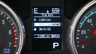 2012 Jeep Grand Cherokee | Vehicle Information Center (EVIC)