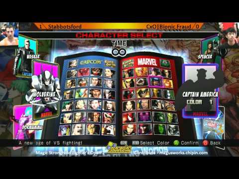 Stabbotsford vs CxO|Bionic Fraud - UMvC3 Singles - Magic Stronghold Fighters' Open 2