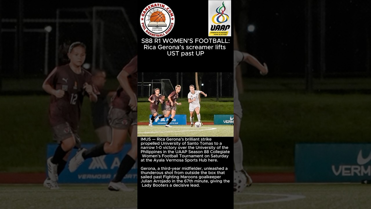 UAAP Football: Rica Gerona lifts UST past UP in women's football