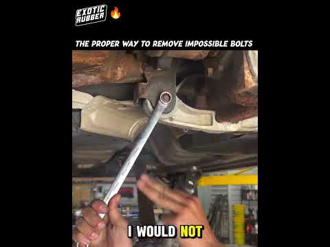 The right way to remove impossible bolts