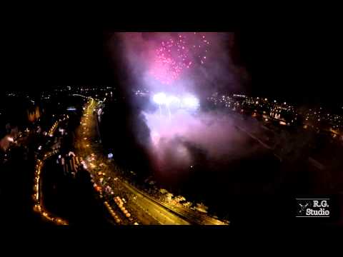 Pyromagic 2014 Szczecin z lotu ptaka