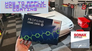 How to apply SONAX CC36 Ceramic Coating | Beading test | Unboxing the kit | Matte and Satin finishes