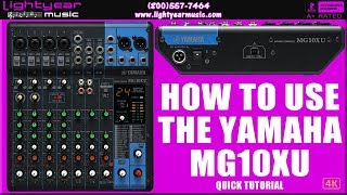 Yamaha MG10XU - відео 1