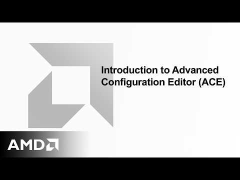 Video Thumbnail: Introduction to Advanced Configuration Editor (ACE)