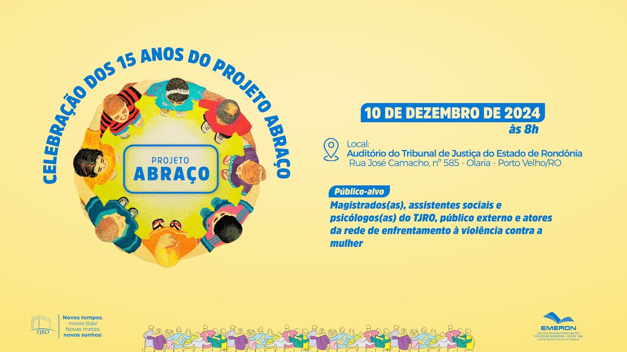 Celebração de 15 anos do Projeto Abraço