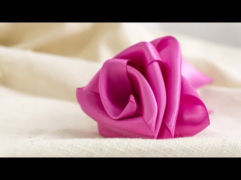 How to make Super Easy Ribbon Roses: DIY Flowers by HandiWorks