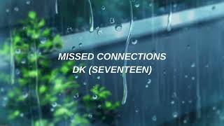 missed connections by dk (seventeen) but it's raining outside