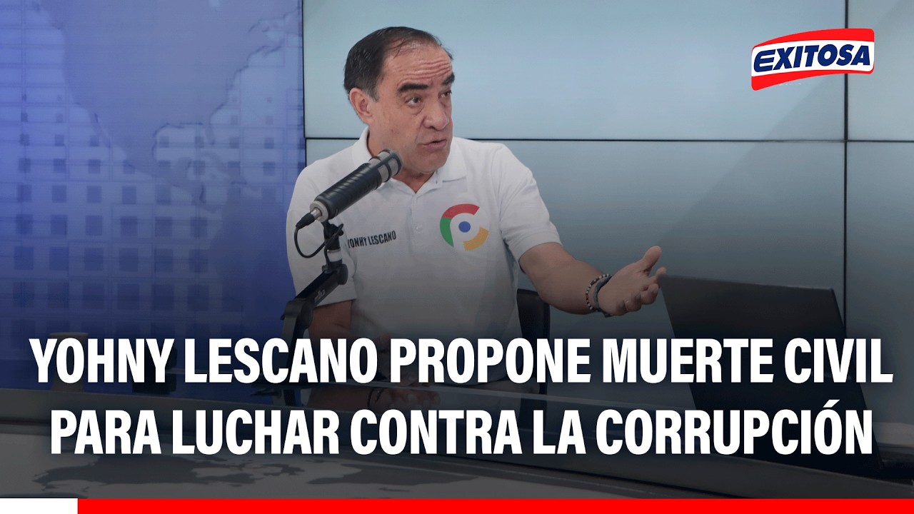 🔴🔵 Lescano propone MUERTE CIVIL para corruptos: "Delincuente que está en el Estado no vuelve más"