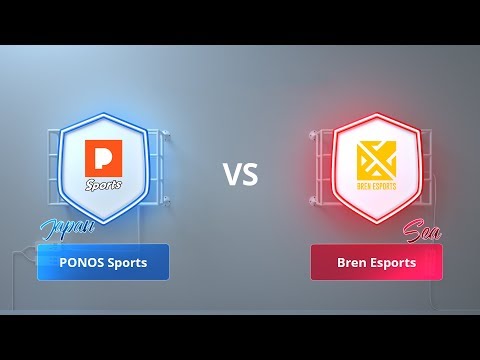 【PONOS Sports VS Bren Esports】- 2018 CRL亞洲賽區第一賽季季賽第4週