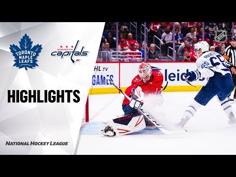 NHL Highlights | Maple Leafs @ Capitals 10/16/19