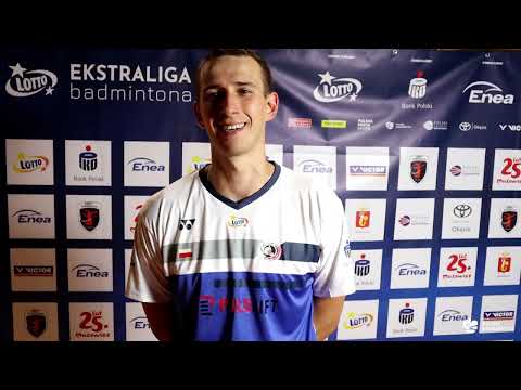 LOTTO Ekstraliga - Adrian Dziółko po pierwszym meczu - 25.09.2023 - Badminton