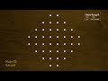 Simple Sikku kolam with 8x2 dots | Melikala Muggulu with 8 dots | Chukkala Muggulu