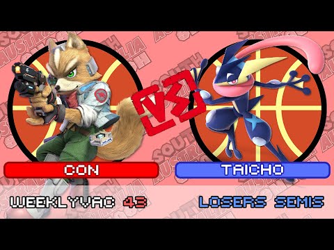 WeeklyVac 43 - SSBU - Con (Fox) vs Taicho (Greninja)