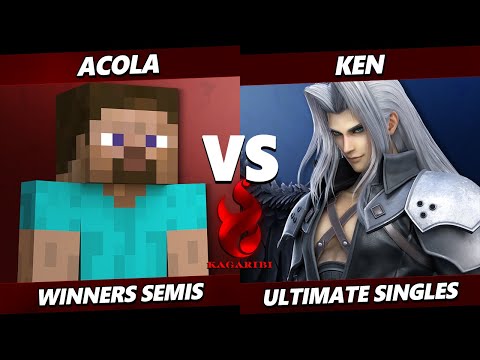 Kagaribi 9 Top 8 - Acola (Steve) Vs. KEN (Sonic) SSBU Ultimate Tournament
