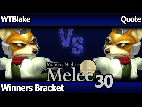 MNM 30 Melee - WTBlake (Fox) vs Quote (Fox) - Winners Bracket