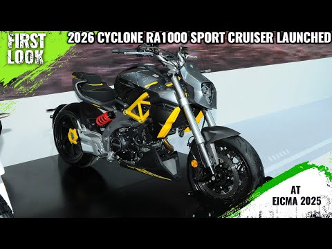 2026 Cyclone RA1000 Sport Cruiser Launched At EICMA 2025 - First Look - Full Exterior