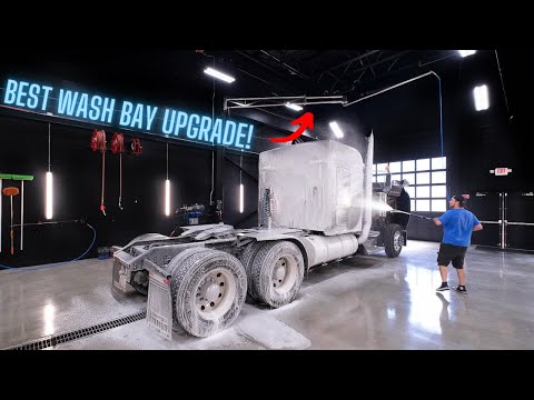 The Biggest Upgrade To My Wash Bay Yet! Installing A Mosmatic Wall Boom and X Factor Power Washer!