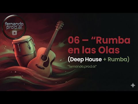 06 RUMBA EN LAS OLAS | Deep House + Rumba Fusion • AI.quimiaMusic Official