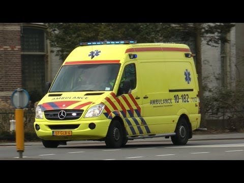 Dutch ambulance responding code 3