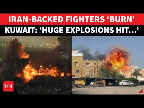 BREAKING: Kuwait Under MASSIVE ATTACK, Iran-Linked Fighters ‘SET ABLAZE’ Border Posts | Watch
