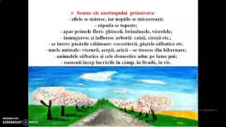 Științe. Primăvara