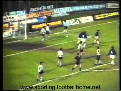 Atalanta - 2 x Sporting - 0 de 1987/1988 