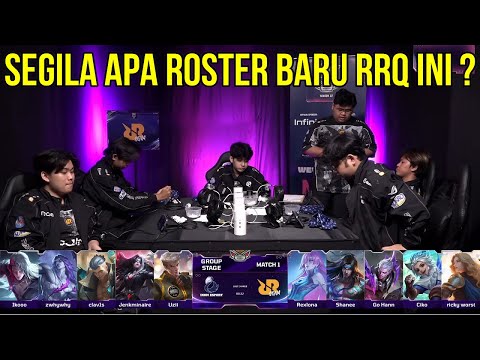 RRQ MDL's New Roster First Match! RRQ SENA VS IXON ESPORTS Game 1