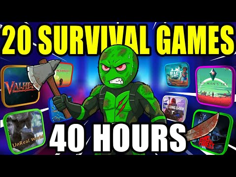I Played 20 Survival Games For 2 Hours Each To Find The Best Ones