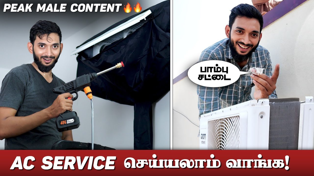 COMPLETE AC SERVICE.. Easy தான், நீங்களே செய்யலாம்⚒️🧑🏻‍🔧