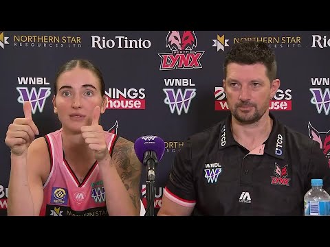 PRESS CONFERENCE: Anneli Maley and Ryan Petrik vs Bendigo Spirit, Semi Finals G1