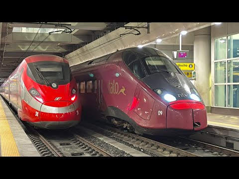 FRECCIAROSSA E ITALO IN ARRIVO, PARTENZA E TRANSITO A BOLOGNA CENTRALE AV SOTTERRANEA!